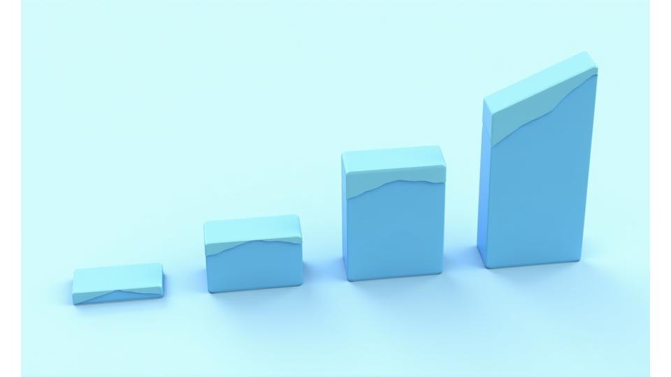 Graph showing significant reduction in time and cost after implementing automated reporting